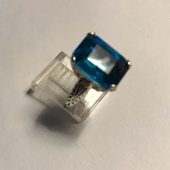 London Blue Topaz 925 Sterling Silver Ring